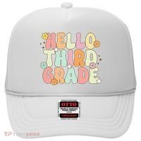 Hello Third Grade Team 3rd Grade Back To School Teacher Hat thumb 0