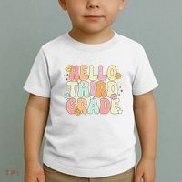 Hello Third Grade Team 3rd Grade Back To School Teacher Toddler T-Shirt thumb 2