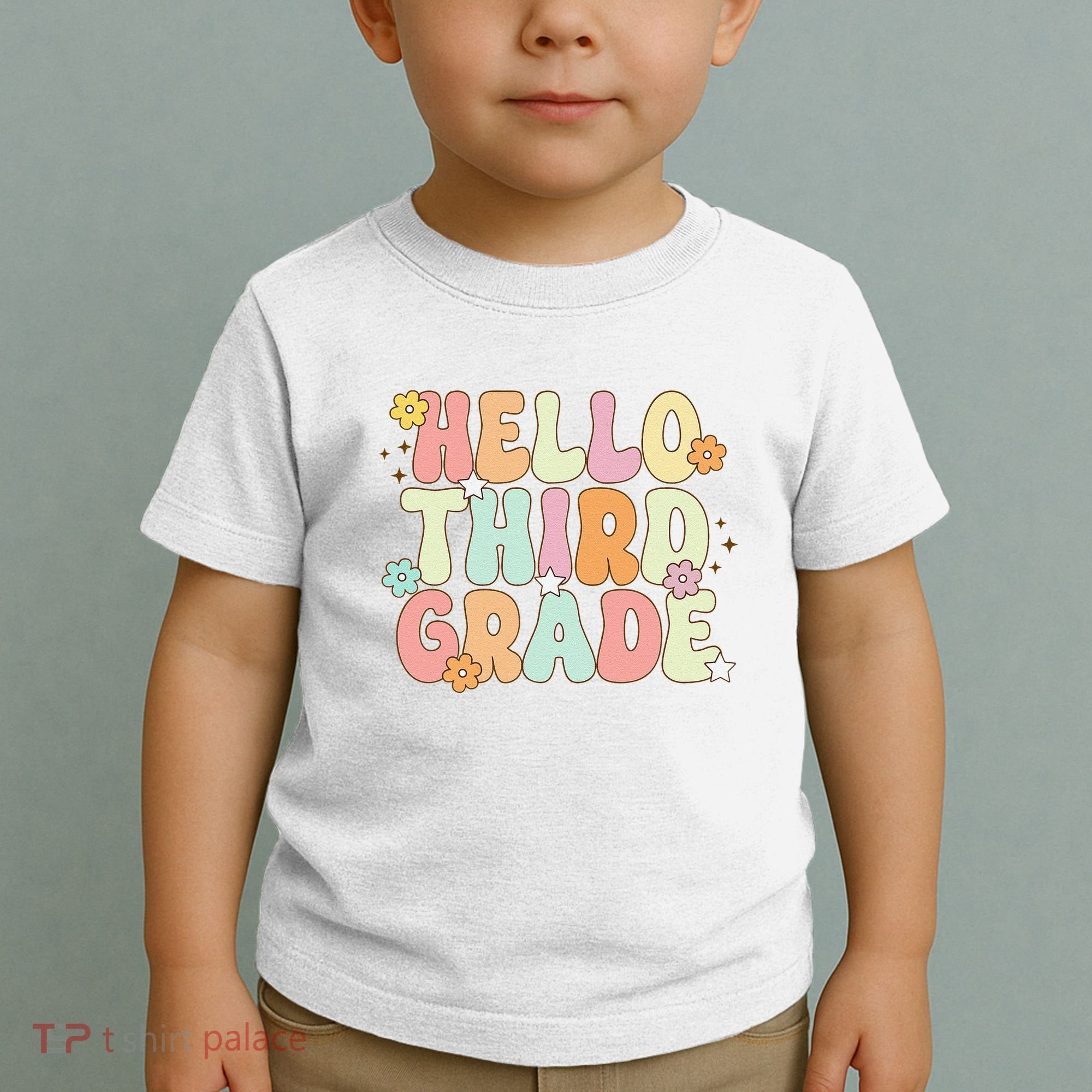 Hello Third Grade Team 3rd Grade Back To School Teacher Toddler T-Shirt