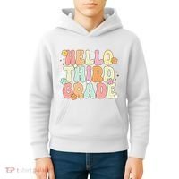 Hello Third Grade Team 3rd Grade Back To School Teacher Kids Hoodie thumb 4