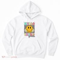 Hello Third Grade Retro Smile Team 3rd Grade Back to School Hoodie thumb 0