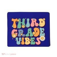 Hippie Third Grade Vibes Retro Groovy First Day Of School Great Gift Mousepad thumb 0