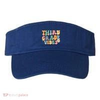 Hippie Third Grade Vibes Retro Groovy First Day Of School Great Gift Visor thumb 0