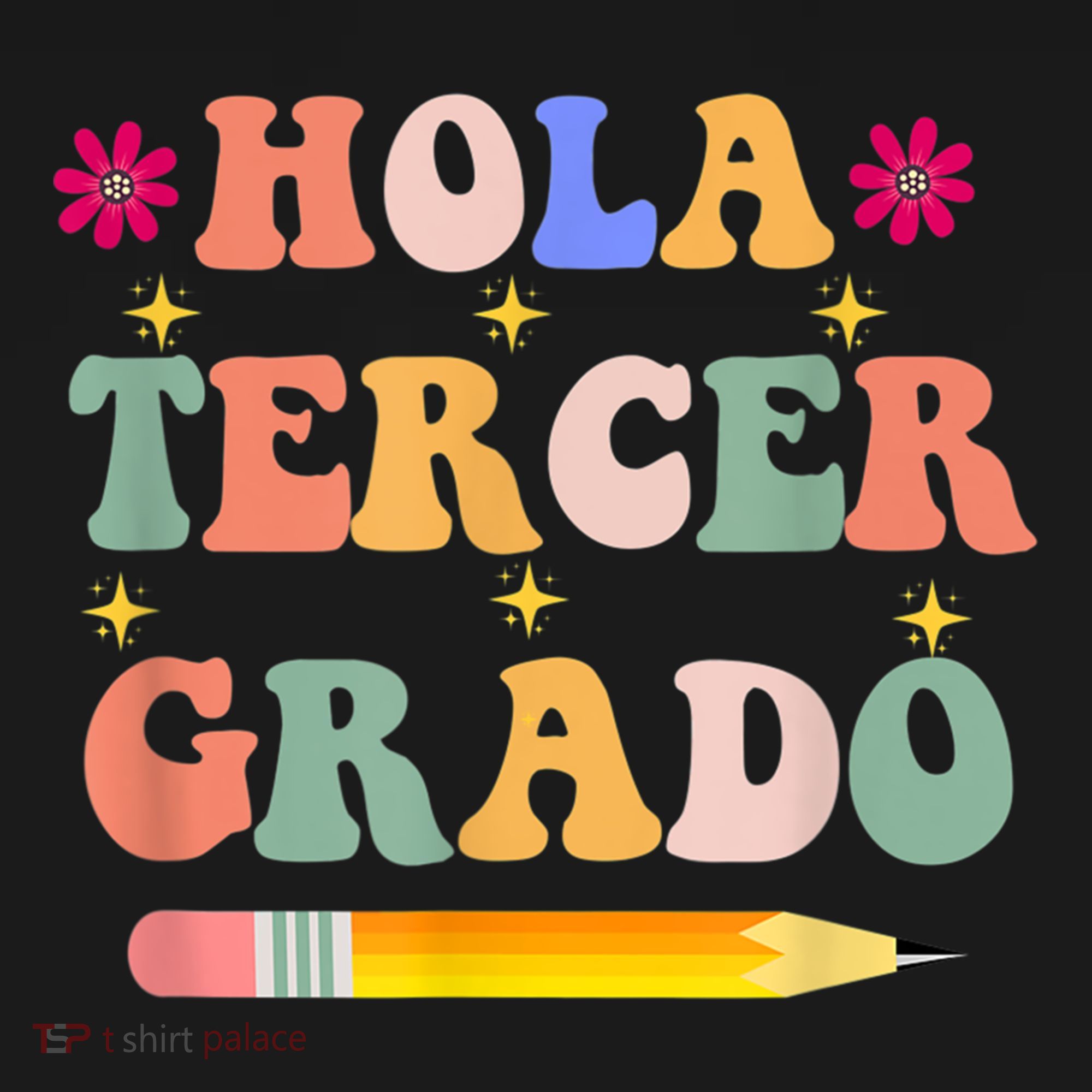 Hola Tercer Grado Third Grade Spanish Teacher Back To School Gift Pajama Set