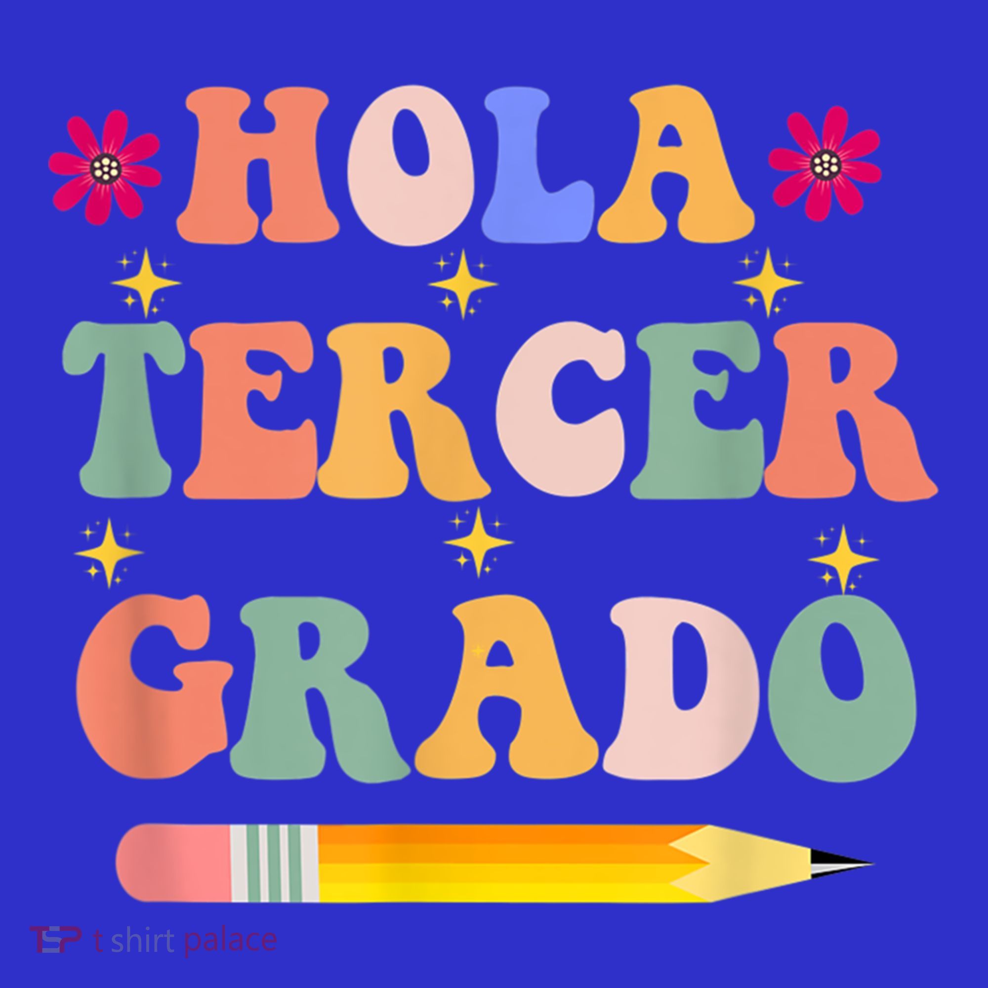Hola Tercer Grado Third Grade Spanish Teacher Back To School Gift Polo