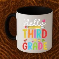 Hello Third Grade First Day Of 3Rd Grade Teacher Gift Coffee Mug thumb 2