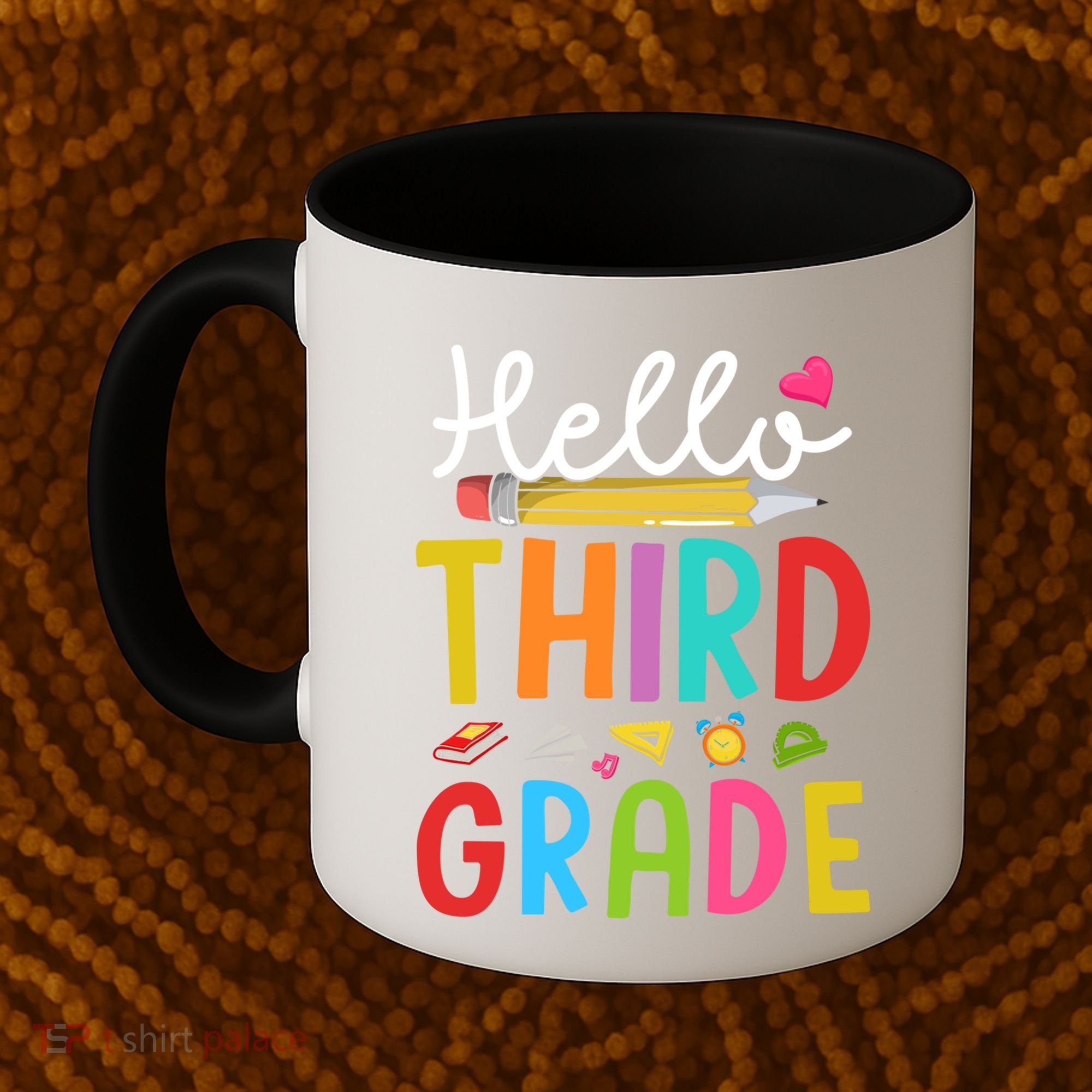 Hello Third Grade First Day Of 3Rd Grade Teacher Gift Coffee Mug