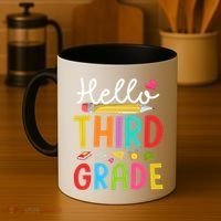 Hello Third Grade First Day Of 3Rd Grade Teacher Gift Coffee Mug thumb 4