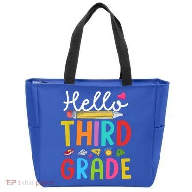 Hello Third Grade First Day Of 3Rd Grade Teacher Gift Tote Bag