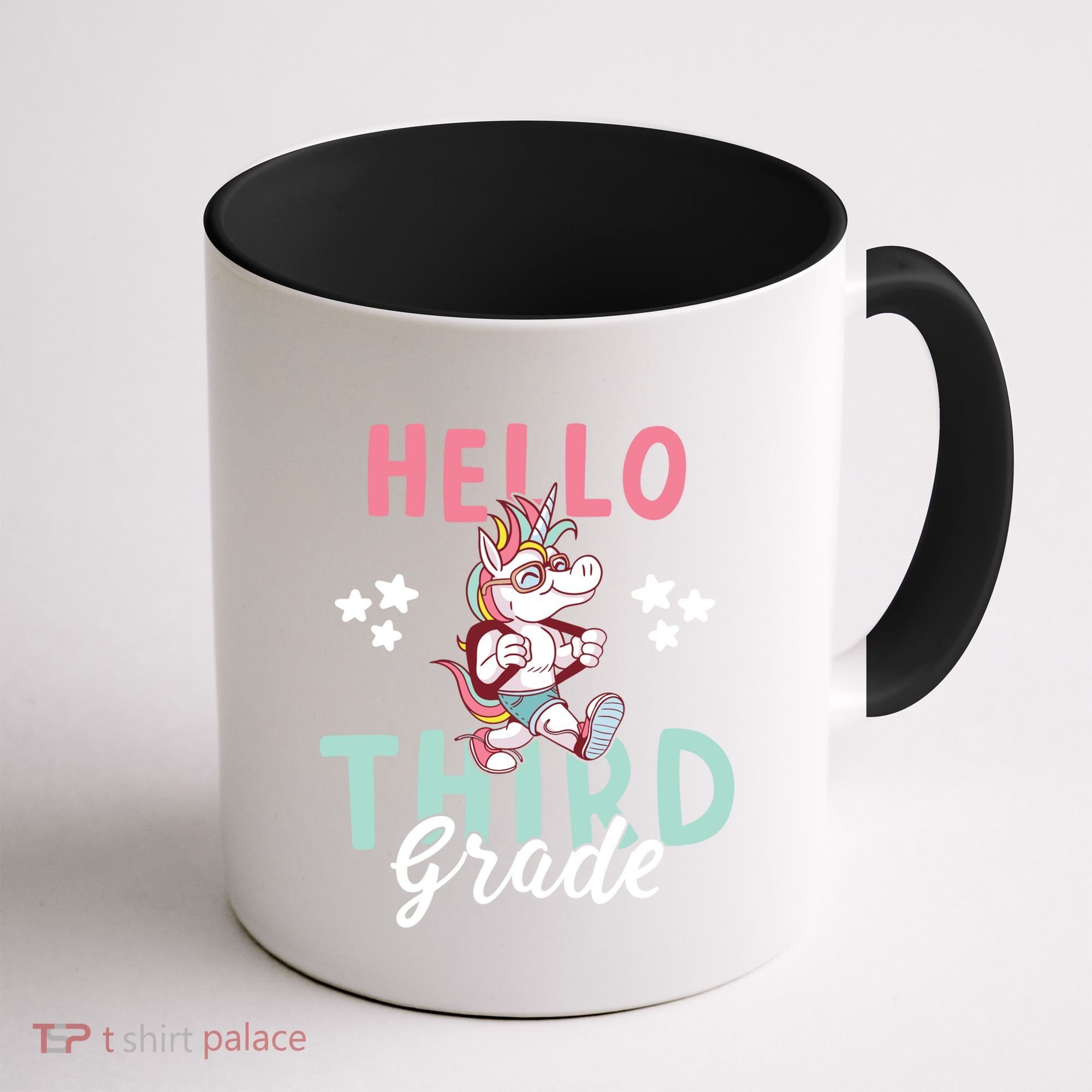 Hello Third Grade Unicorn And Teachers Gift Coffee Mug