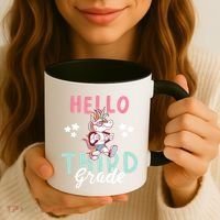 Hello Third Grade Unicorn And Teachers Gift Coffee Mug thumb 3