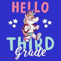 Hello Third Grade Unicorn And Teachers Gift Hoodie thumb 7