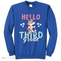 Hello Third Grade Unicorn And Teachers Gift Sweatshirt thumb 0