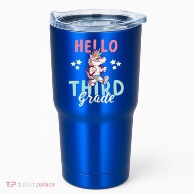 Hello Third Grade Unicorn And Teachers Gift Tumbler