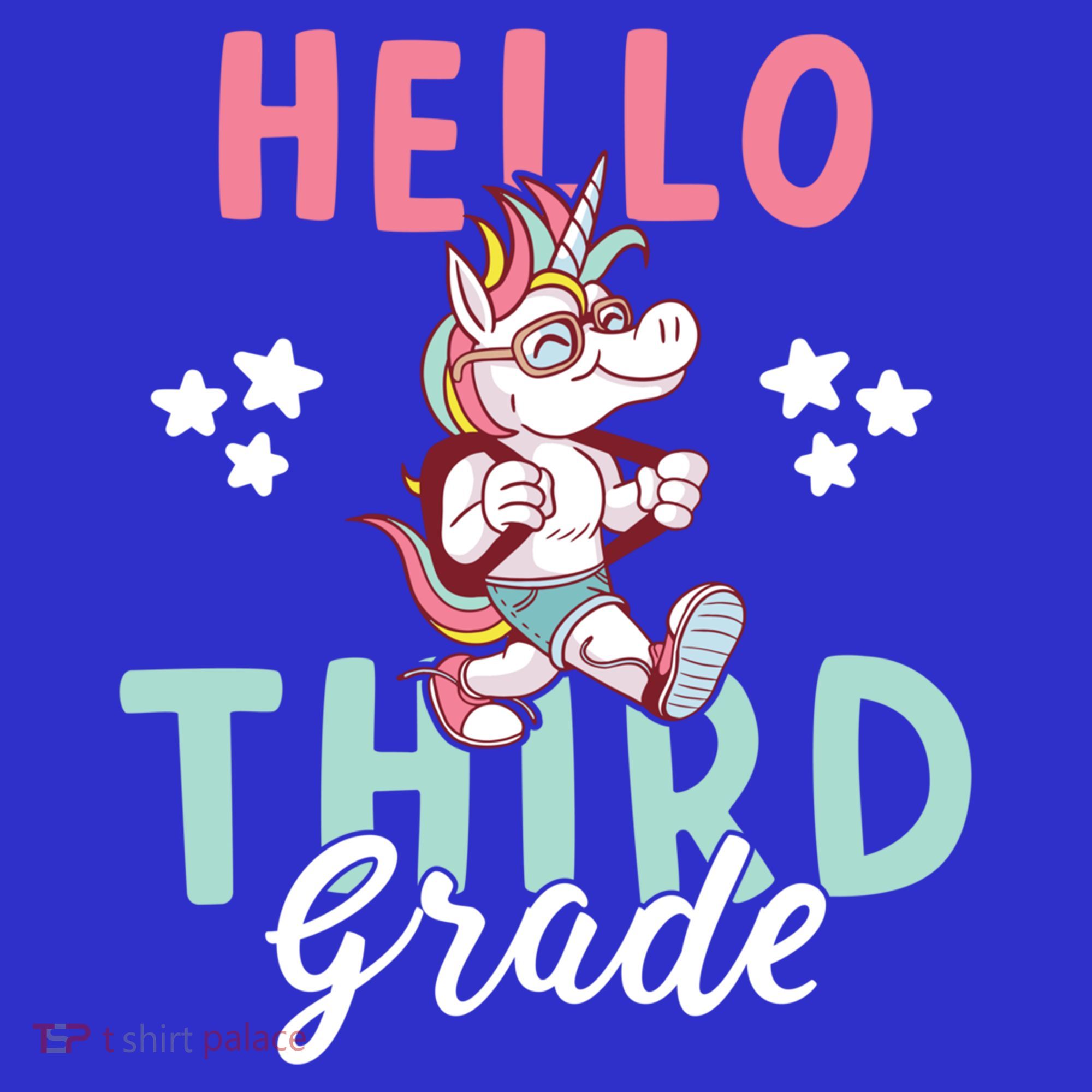 Hello Third Grade Unicorn And Teachers Gift Tumbler