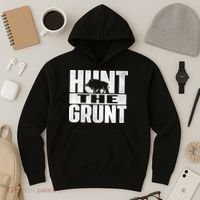 Hunt The Grunt - Boar Hunting Wild Hog Hunter Hoodie thumb 3