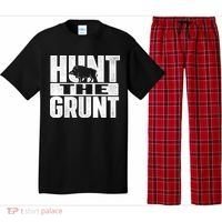 Hunt The Grunt - Boar Hunting Wild Hog Hunter Pajama Set thumb 0