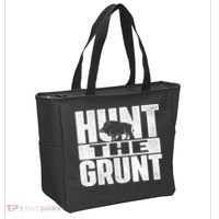 Hunt The Grunt - Boar Hunting Wild Hog Hunter Tote Bag thumb 2