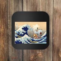 Hokusai The Great Wave Off Kanagawa Japanese Art Anime Coaster thumb 0