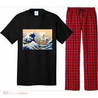 Hokusai The Great Wave Off Kanagawa Japanese Art Anime Pajama Set thumb 0