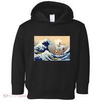 Hokusai The Great Wave Off Kanagawa Japanese Art Anime Toddler Hoodie thumb 0