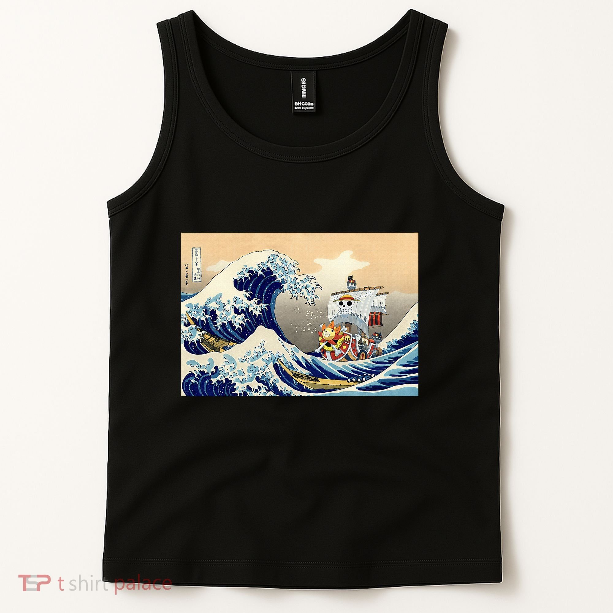 Hokusai The Great Wave Off Kanagawa Japanese Art Anime Tank Top