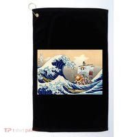 Hokusai The Great Wave Off Kanagawa Japanese Art Anime Golf Towel thumb 0