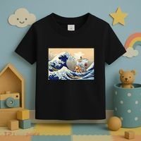 Hokusai The Great Wave Off Kanagawa Japanese Art Anime Toddler T-Shirt thumb 3