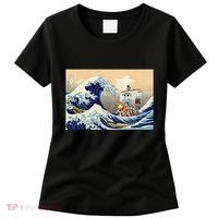 Hokusai The Great Wave Off Kanagawa Japanese Art Anime Women's T-Shirt thumb 0