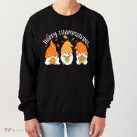 Happy Thanksgiving Gnome Festive Holiday Women's Sweatshirt thumb 0