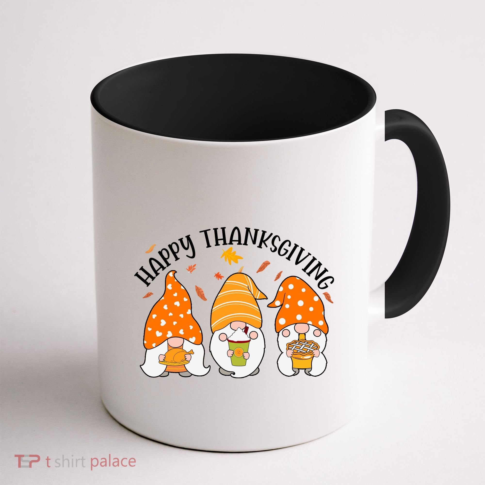 Happy Thanksgiving Gnome Festive Holiday Coffee Mug