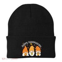 Happy Thanksgiving Gnome Festive Holiday Beanie thumb 0