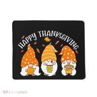 Happy Thanksgiving Gnome Festive Holiday Mousepad thumb 0