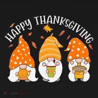 Happy Thanksgiving Gnome Festive Holiday Mousepad thumb 1