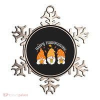 Happy Thanksgiving Gnome Festive Holiday Ornament thumb 0