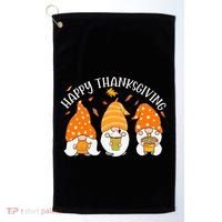 Happy Thanksgiving Gnome Festive Holiday Golf Towel thumb 0