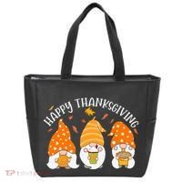 Happy Thanksgiving Gnome Festive Holiday Tote Bag thumb 0