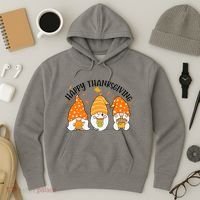 Happy Thanksgiving Gnome Festive Holiday Hoodie thumb 3