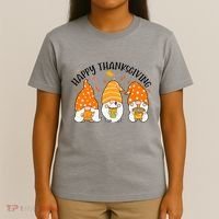 Happy Thanksgiving Gnome Festive Holiday T-Shirt thumb 4