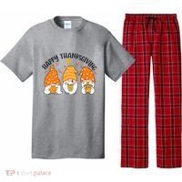 Happy Thanksgiving Gnome Festive Holiday Pajama Set thumb 0