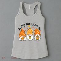 Happy Thanksgiving Gnome Festive Holiday Women's Tank Top thumb 3