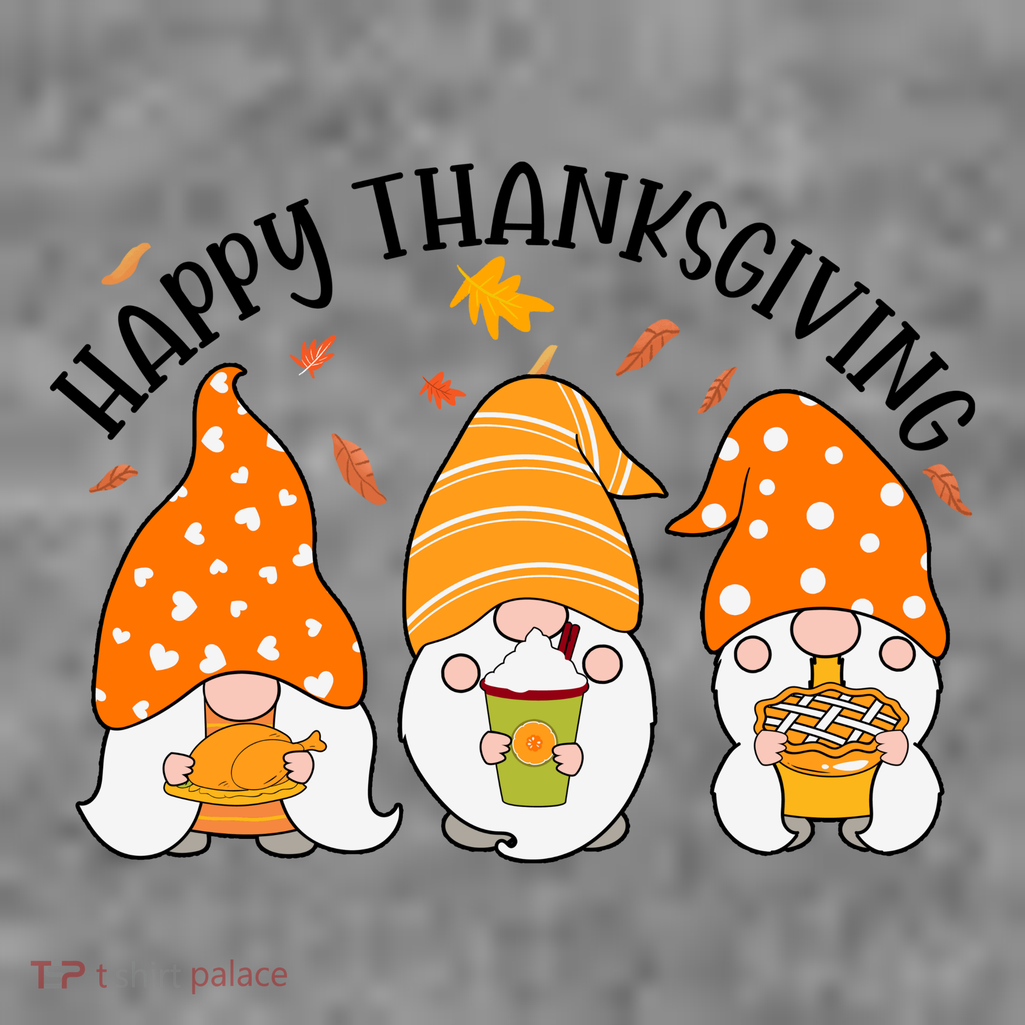 Happy Thanksgiving Gnome Festive Holiday Tank Top