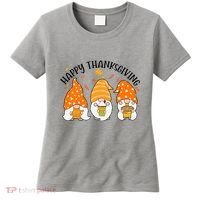 Happy Thanksgiving Gnome Festive Holiday Women's T-Shirt thumb 0