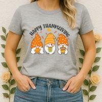Happy Thanksgiving Gnome Festive Holiday Women's T-Shirt thumb 2