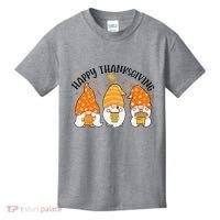 Happy Thanksgiving Gnome Festive Holiday Kids T-Shirt thumb 0