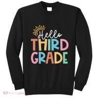 Hello Third Grade Team 3rd Grade Back To School Teacher Sweatshirt thumb 0