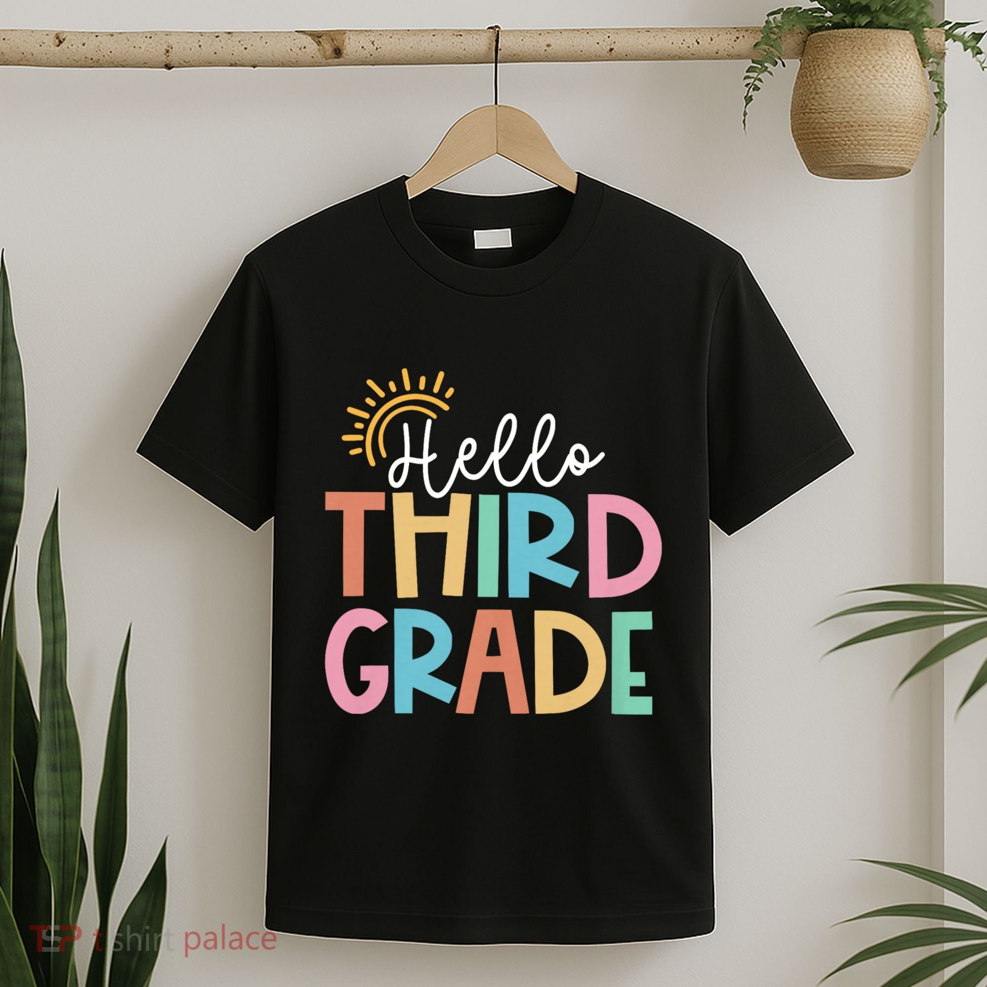 Hello Third Grade Team 3rd Grade Back To School Teacher T-Shirt