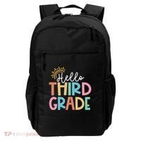 Hello Third Grade Team 3rd Grade Back To School Teacher Backpack thumb 0