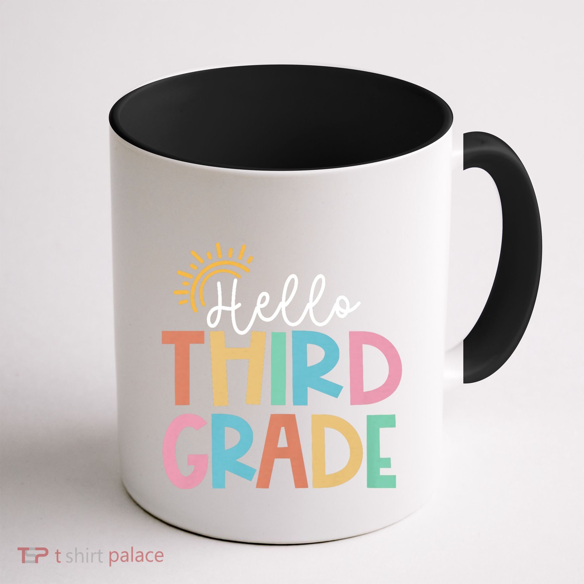 Hello Third Grade Team 3rd Grade Back To School Teacher Coffee Mug