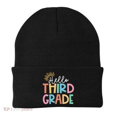 Hello Third Grade Team 3rd Grade Back To School Teacher Beanie